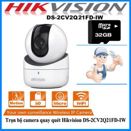 Trọn bộ camera quay quét Hikvision DS-2CV2Q21FD-IW