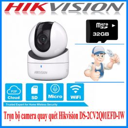 Trọn bộ camera quay quét Hikvision DS-2CV2Q01EFD-IW